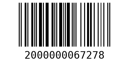 Штрихкод 2000000067278