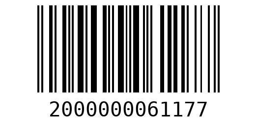 Штрихкод 2000000061177
