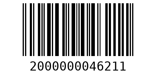 Штрихкод 2000000046211