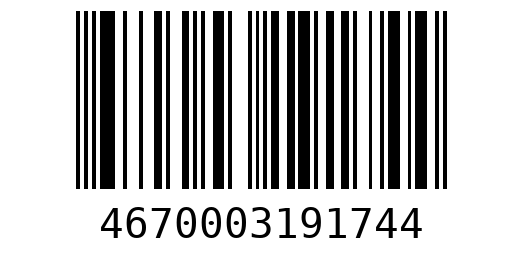 Штрихкод 4670003191744