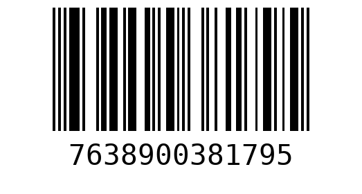 Штрихкод 7638900381795