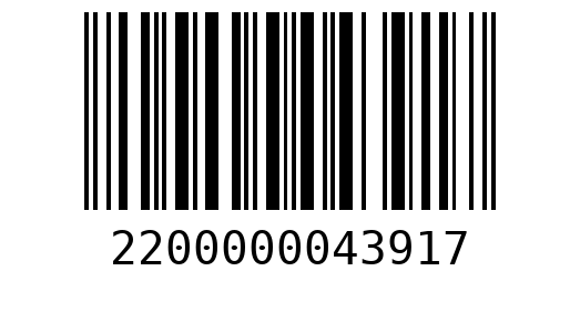 Штрихкод 2200000043917
