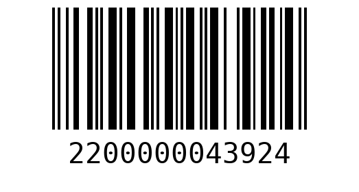 Штрихкод 2200000043924
