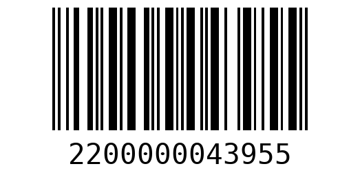 Штрихкод 2200000043955