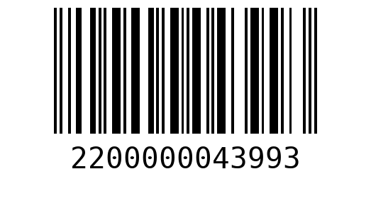 Штрихкод 2200000043993