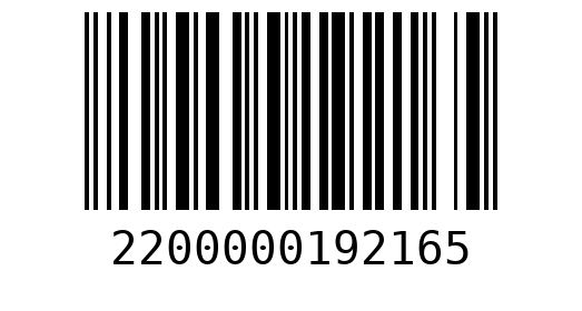 Штрихкод 2200000192165