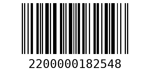 Штрихкод 2200000182548