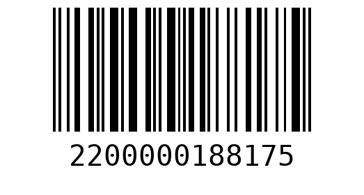 Штрихкод 2200000188175