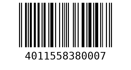 Штрихкод 4011558380007