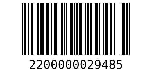 Штрихкод 2200000029485
