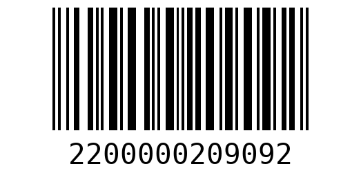 Штрихкод 2200000209092