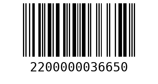 Штрихкод 2200000036650