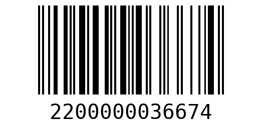 Штрихкод 2200000036674