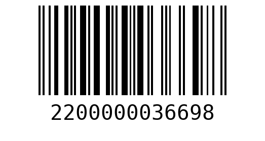 Штрихкод 2200000036698