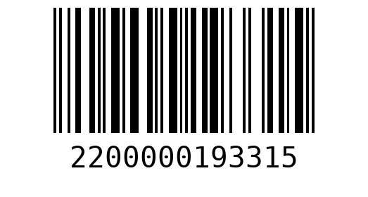 Штрихкод 2200000193315