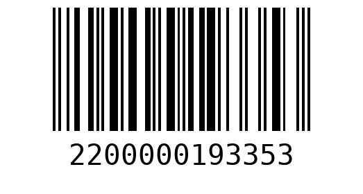 Штрихкод 2200000193353