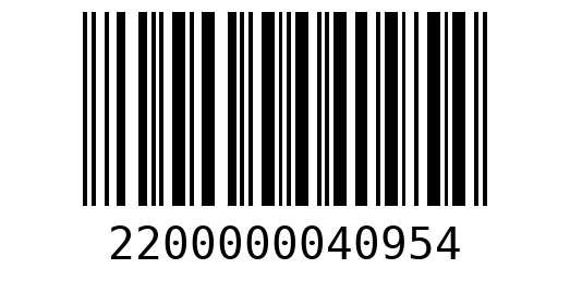 Штрихкод 2200000040954