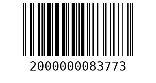 Штрихкод 2000000083773