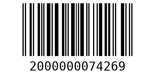 Штрихкод 2000000074269