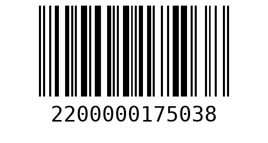 Штрихкод 2200000175038