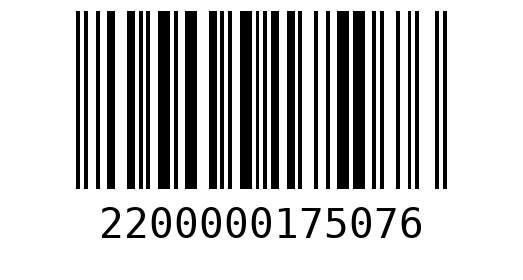 Штрихкод 2200000175076