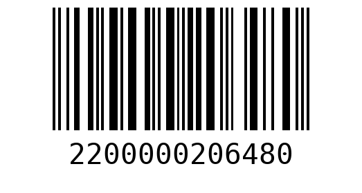 Штрихкод 2200000206480