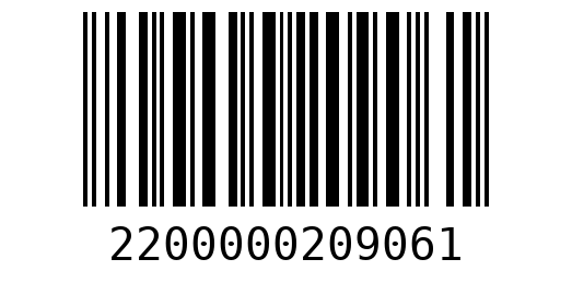 Штрихкод 2200000209061