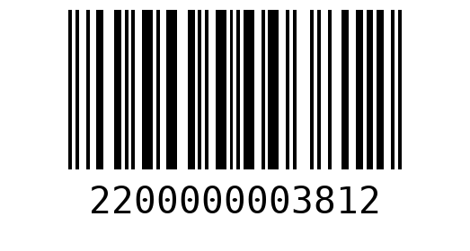 Штрихкод 2200000003812