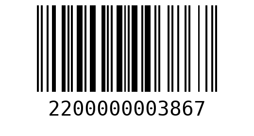 Штрихкод 2200000003867