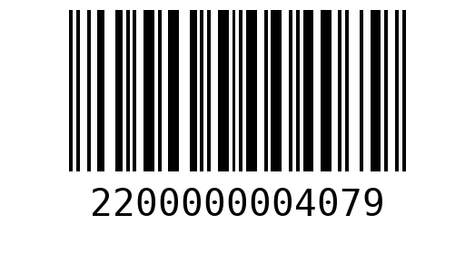Штрихкод 2200000004079
