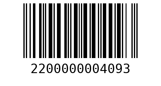 Штрихкод 2200000004093