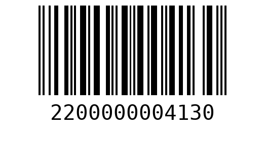Штрихкод 2200000004130