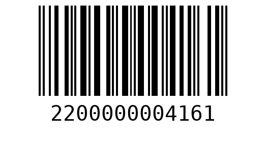 Штрихкод 2200000004161