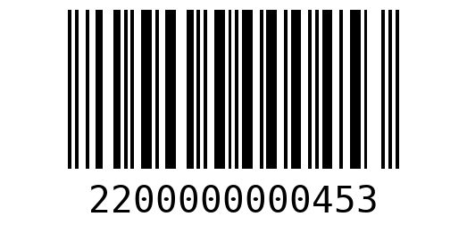 Штрихкод 2200000000453