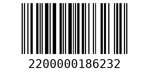 Штрихкод 2200000186232
