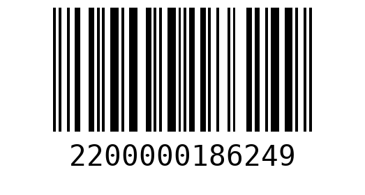 Штрихкод 2200000186249