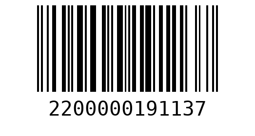 Штрихкод 2200000191137