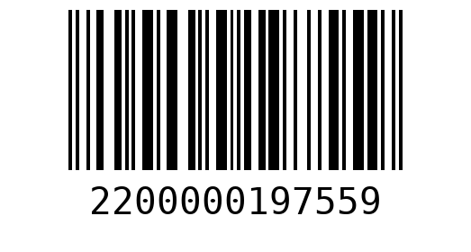 Штрихкод 2200000197559