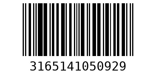 Штрихкод 3165141050929