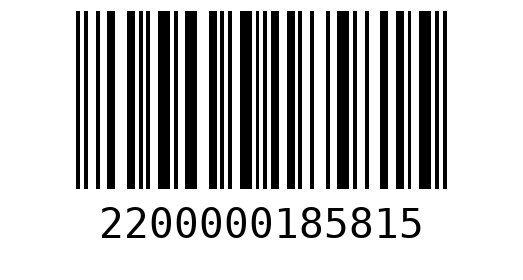 Штрихкод 2200000185815