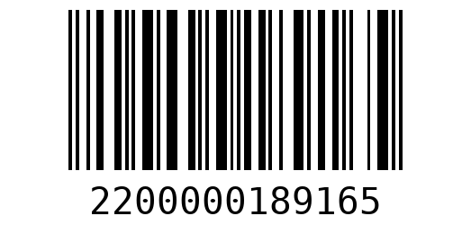 Штрихкод 2200000189165