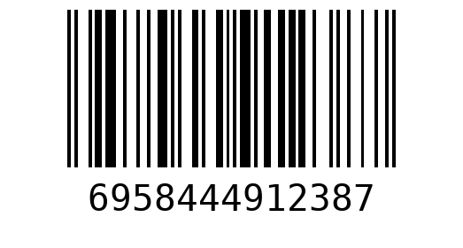 Штрихкод 6958444912387
