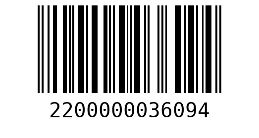 Штрихкод 2200000036094
