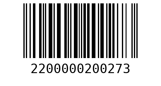 Штрихкод 2200000200273