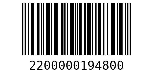 Штрихкод 2200000194800