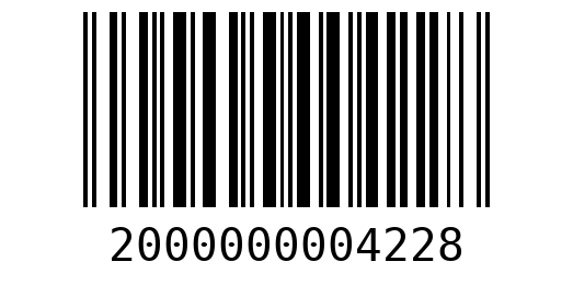 Штрихкод 2000000004228