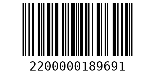 Штрихкод 2200000189691