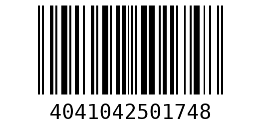 Штрихкод 4041042501748