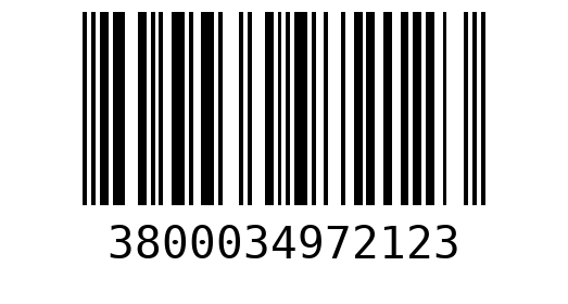 Штрихкод 3800034972123