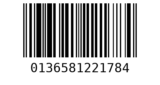 Штрихкод 013658122178